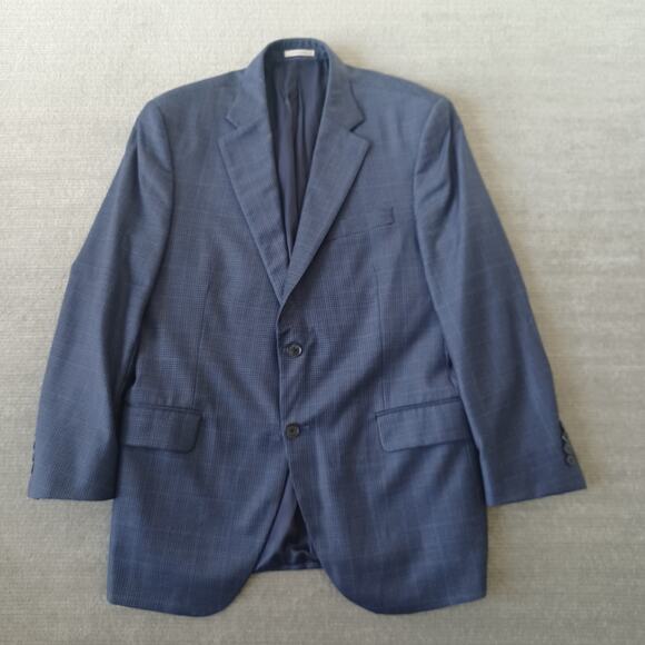 Peter Millar Blazer Crown Crafted Men 42R Blue 100% Wool Soft Lightweight Casual - Picture 1 of 10